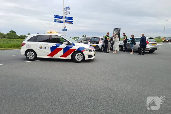 Schade bij ongeval op kruising
