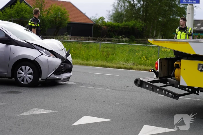 Schade bij ongeval op kruising