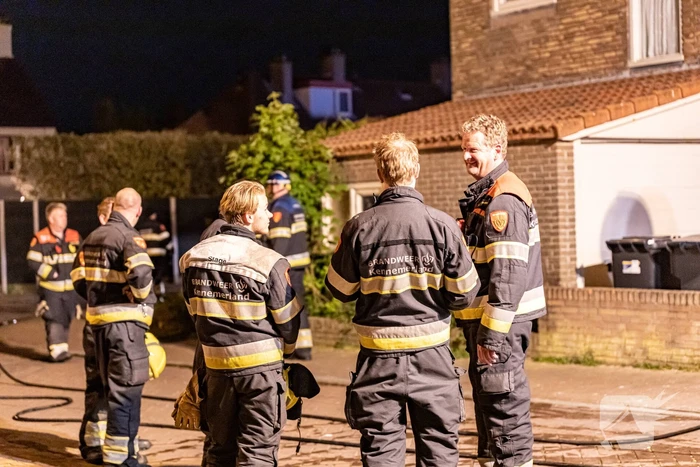 Vrachtwagen volledig uitgebrand