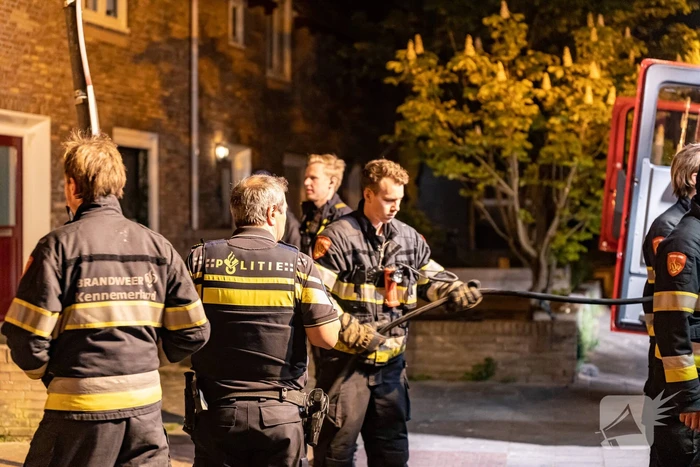 Vrachtwagen volledig uitgebrand