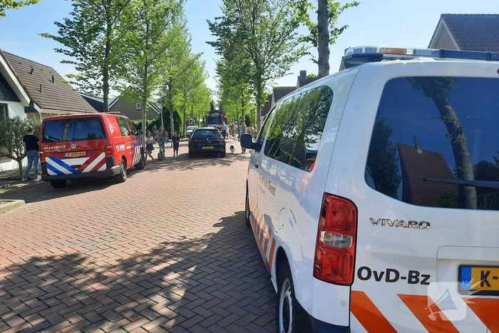 Brand in dak van woning door zonnepanelen
