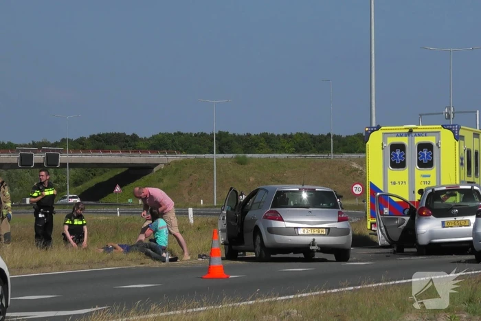 Twee gewonden bij ongeval
