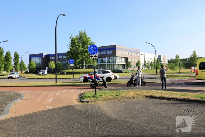 Beschonken scooterrijder gaat hard onderuit