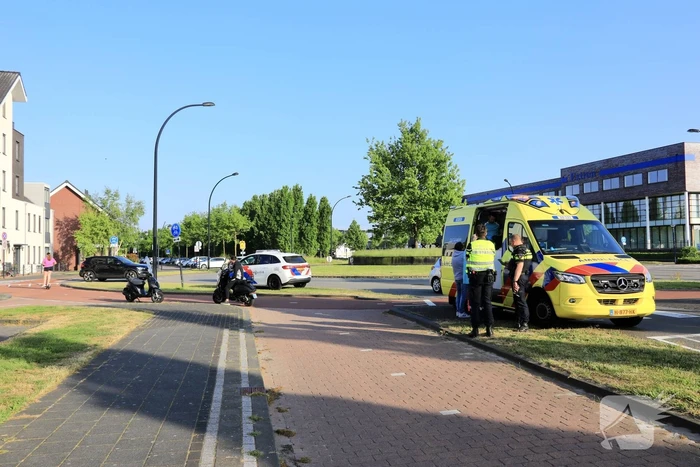 Beschonken scooterrijder gaat hard onderuit