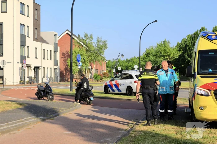 Beschonken scooterrijder gaat hard onderuit