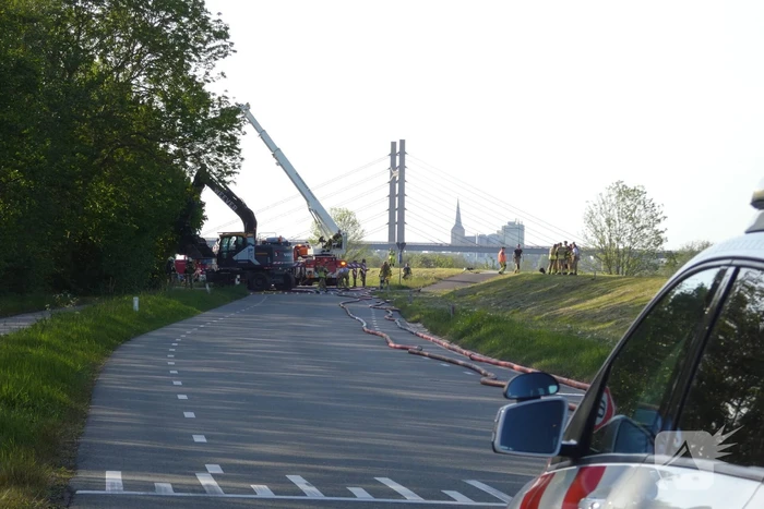 Asbest vrijgekomen bij brand in leegstaande boerderij
