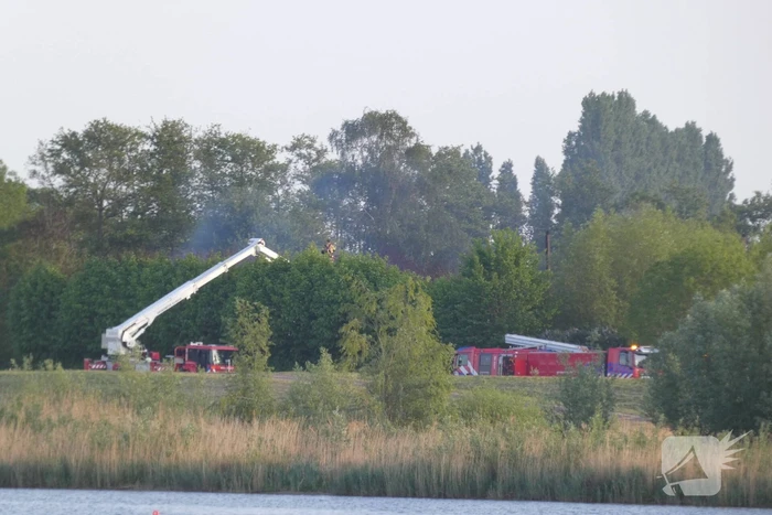 Asbest vrijgekomen bij brand in leegstaande boerderij