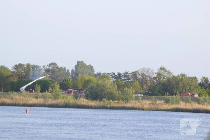 Asbest vrijgekomen bij brand in leegstaande boerderij