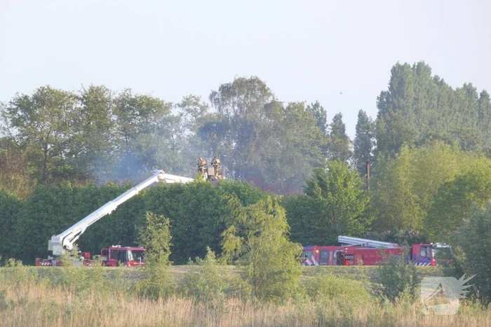 Asbest vrijgekomen bij brand in leegstaande boerderij