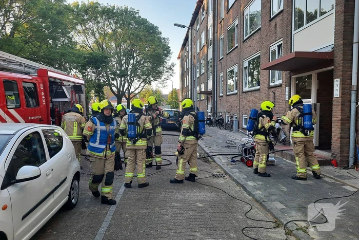 Woningen geventileerd na brand