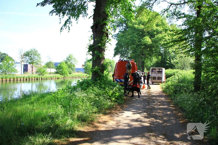 Groot onderzoek langs kanaal