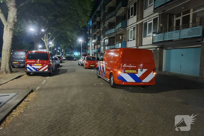 Bewerkingsmiddelen harddrugs aangetroffen na brand in flatwoning