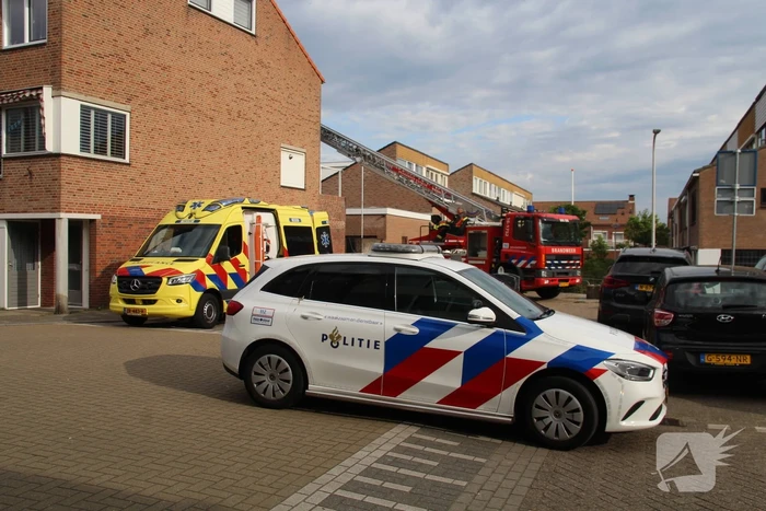 Traumahelikopter landt voor Andreaskerk