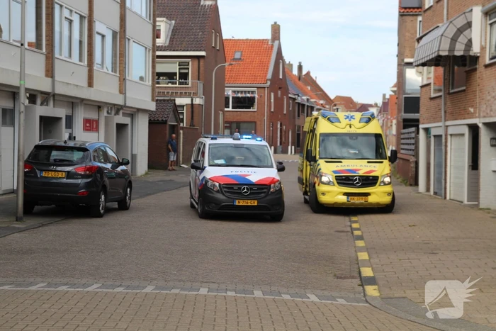 Traumahelikopter landt voor Andreaskerk