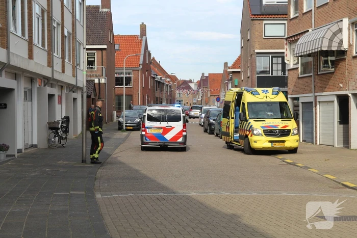 Traumahelikopter landt voor Andreaskerk