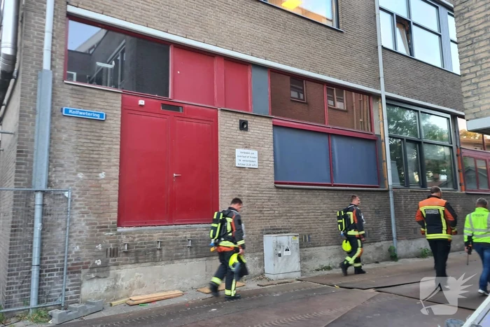 Gaslekkage ontstaan op bedrijventerrein