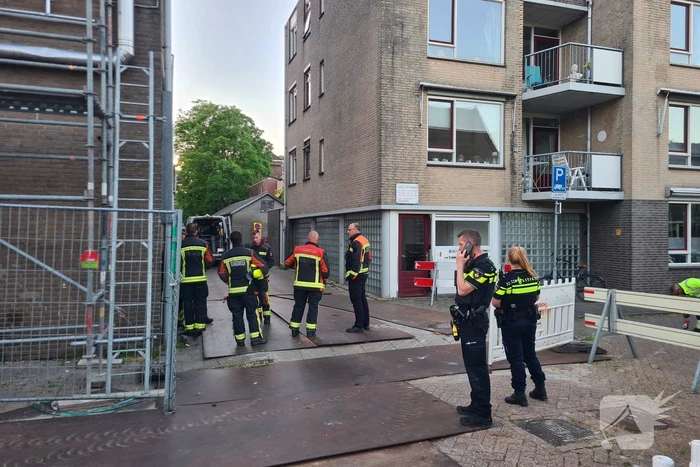Gaslekkage ontstaan op bedrijventerrein