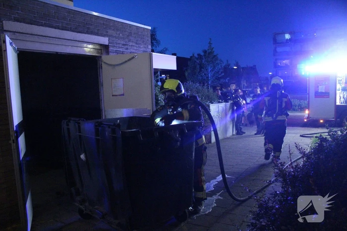 Brand in container