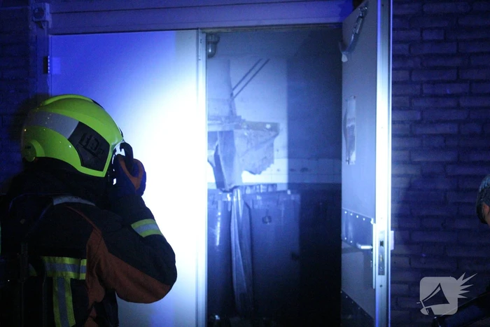Brand in container