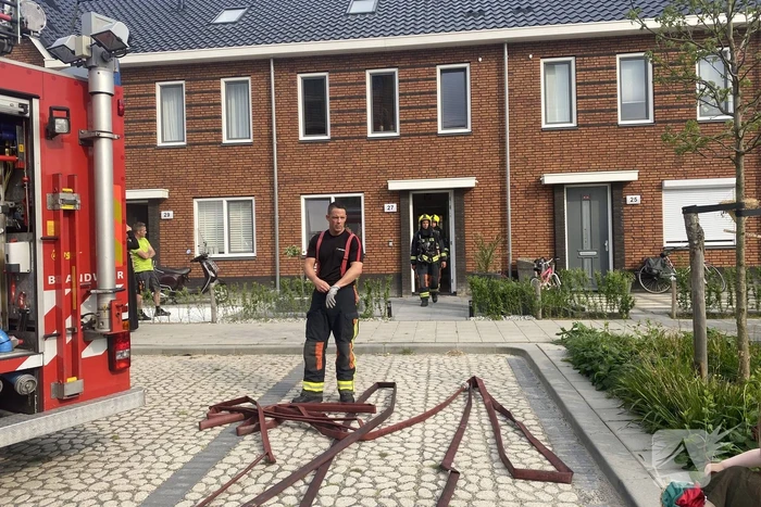 Droog gekookte pan zorgt voor rookontwikkeling