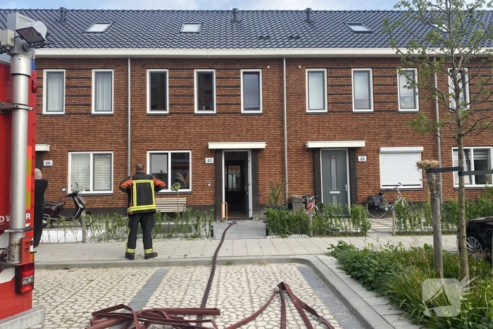Droog gekookte pan zorgt voor rookontwikkeling