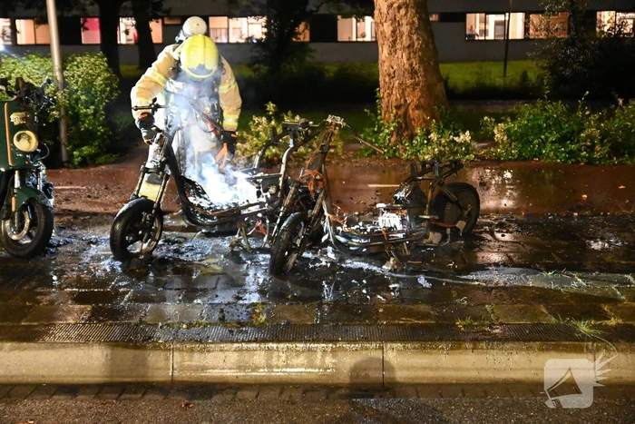 Felyx deelscooters verwoest vanwege brand