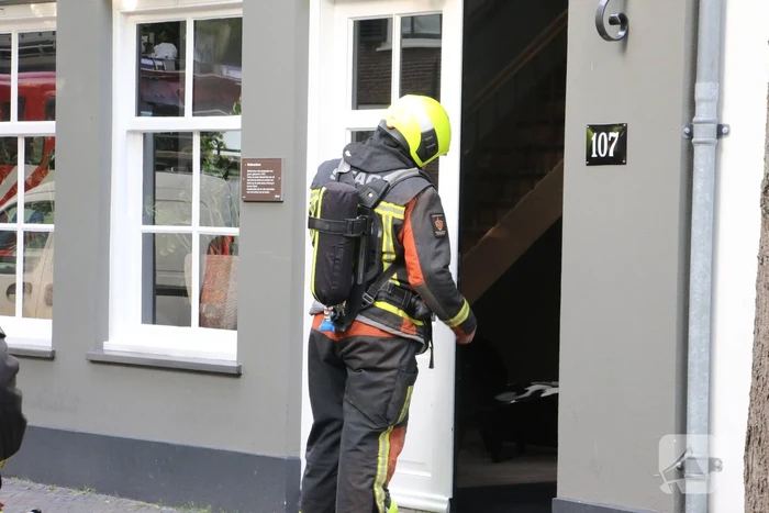 Brand in bedrijfspand van een mondhygiëniste