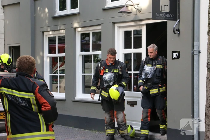 Brand in bedrijfspand van een mondhygiëniste