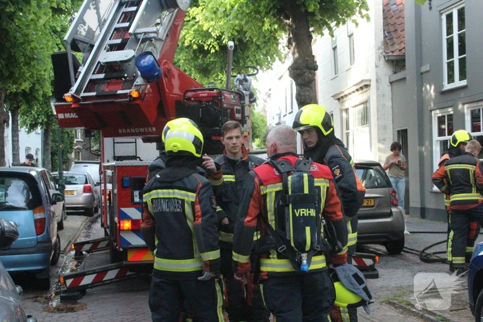 Brand in bedrijfspand van een mondhygiëniste