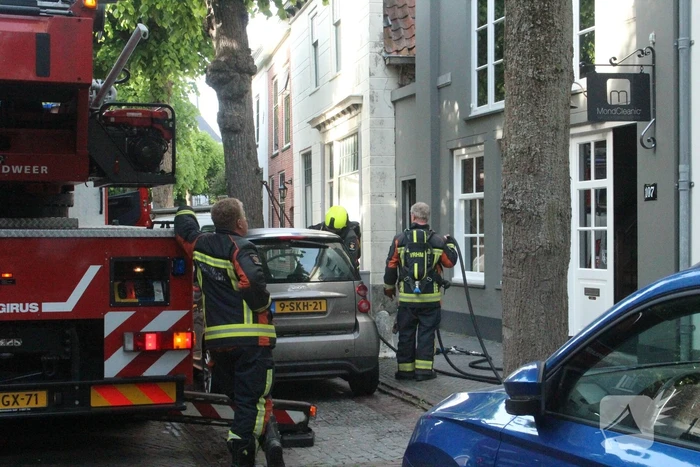 Brand in bedrijfspand van een mondhygiëniste