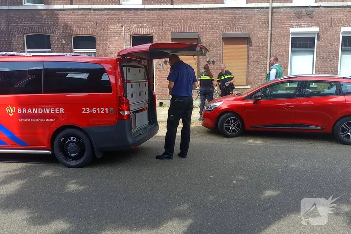 Onderzoek naar vreemde vloeistof in woning