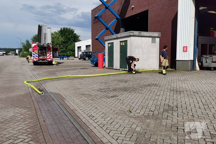 Dak staat op instorten door noodweer