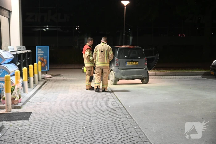 Auto vliegt in brand na verkeerd tanken