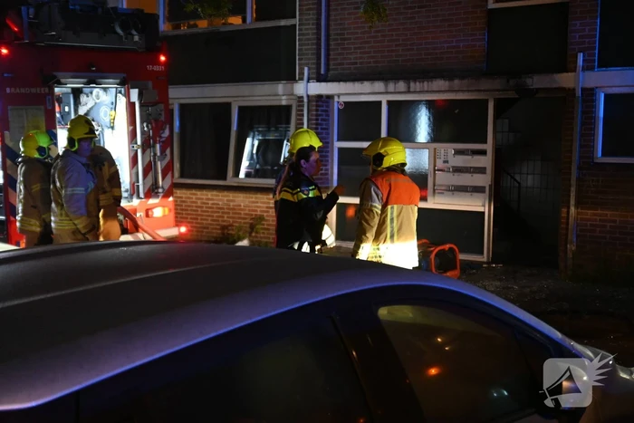 16 apartmenten ontruimd bij brand in kelder