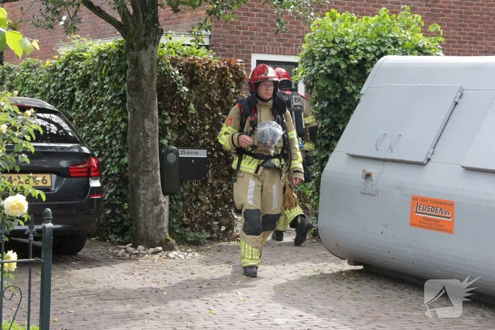 Gasleiding geraakt tijdens sloopwerkzaamheden