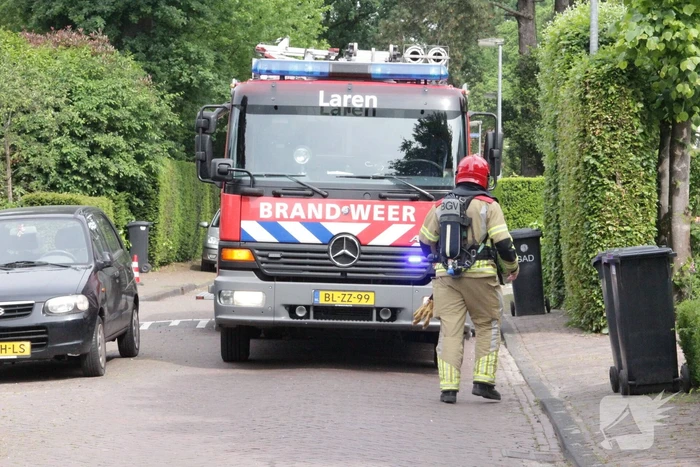 Gasleiding geraakt tijdens sloopwerkzaamheden