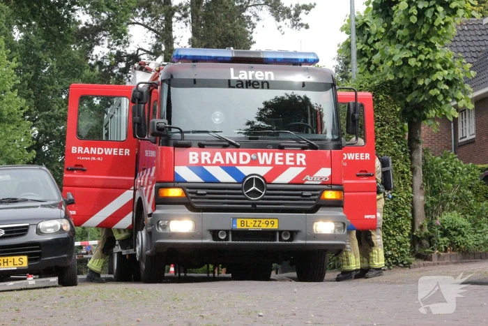 Gasleiding geraakt tijdens sloopwerkzaamheden
