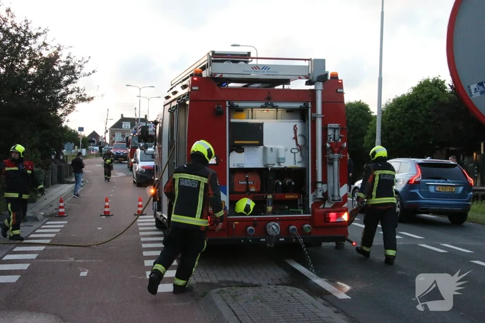 Brand in keuken van woning