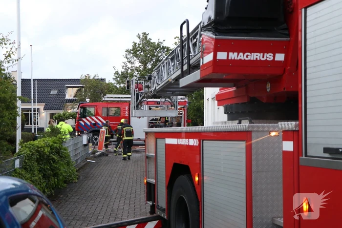 Brand in keuken van woning