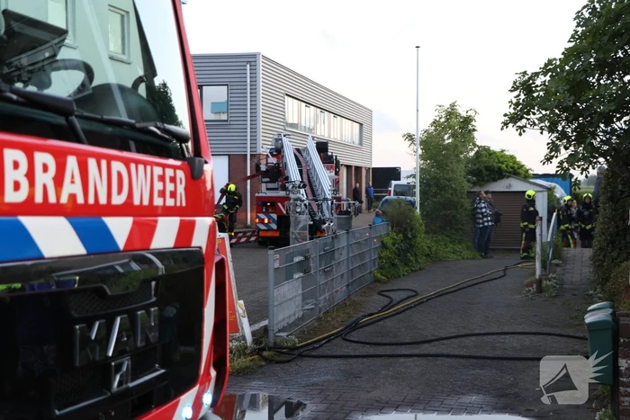 Brand in keuken van woning