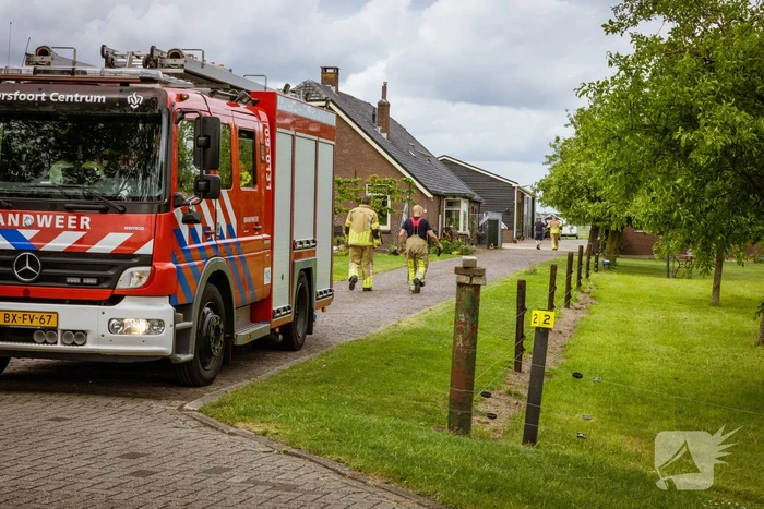 Veel rook bij afvalverbranding op terrein boerderij