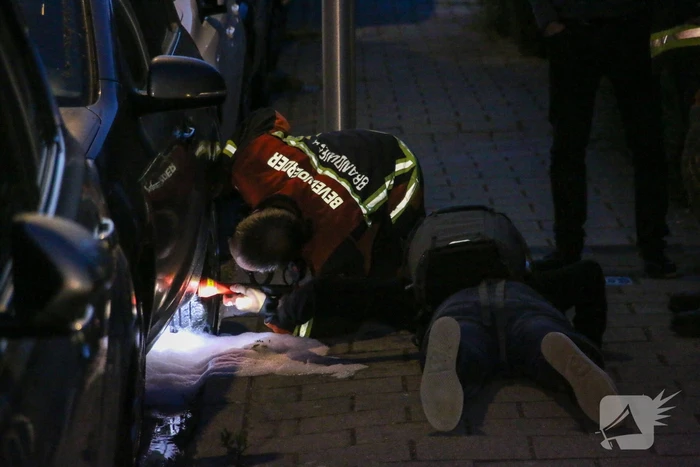 Brandstoflekkage bij geparkeerde auto