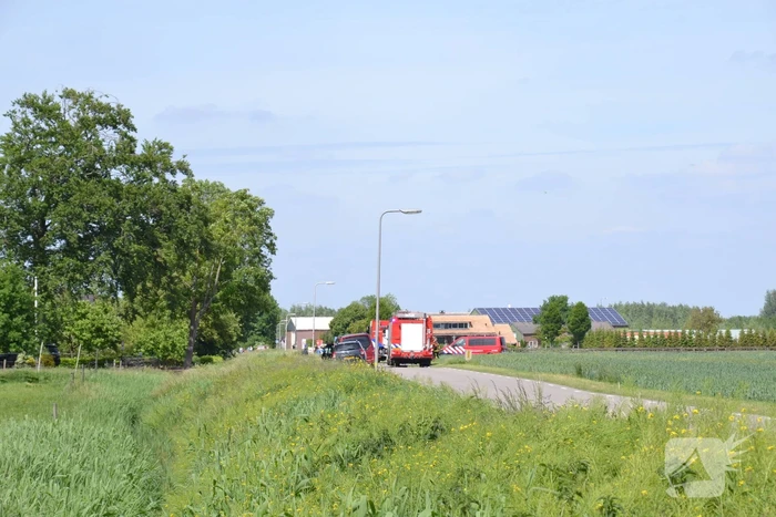 Grote brand in boerenschuur