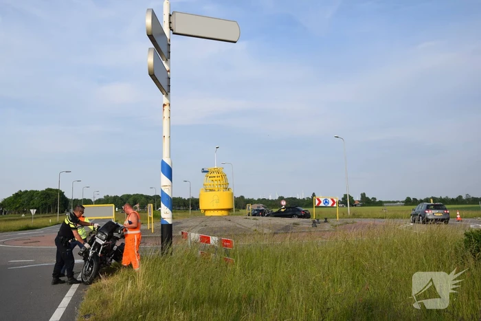 Motorrijder gewond bij botsing met auto