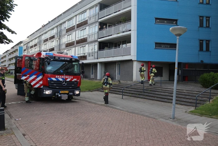 Pan op het vuur zorgt voor rookontwikkeling