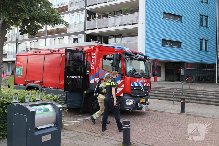 Pan op het vuur zorgt voor rookontwikkeling