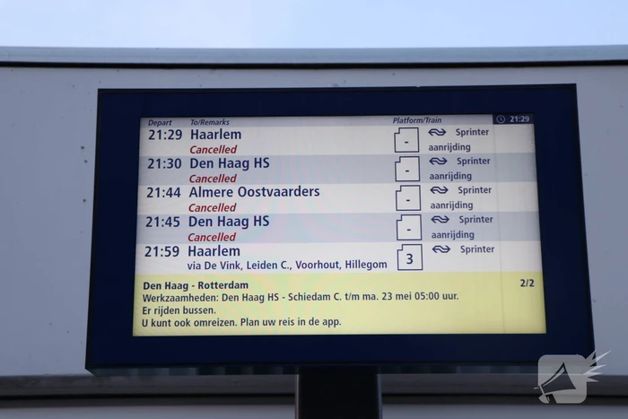 Treinverkeer stilgelegd na aanrijding