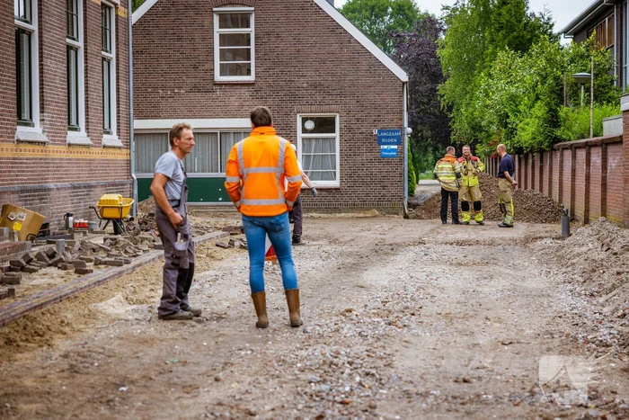 Gasleiding geraakt bij graafwerkzaamheden Woonzorgcentrum Monsigneur Blom - Sint Jozef