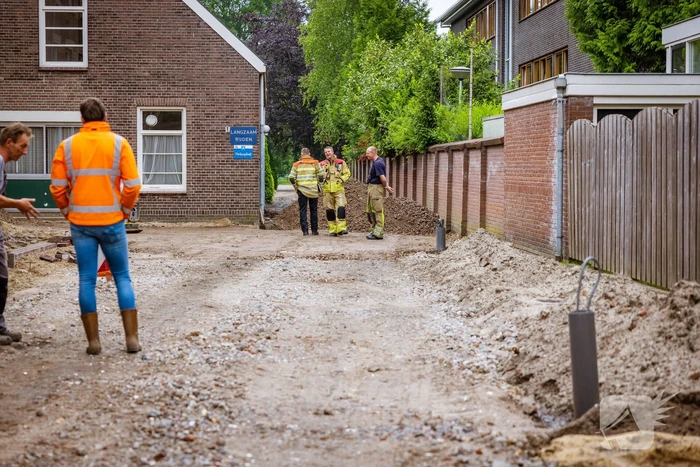 Gasleiding geraakt bij graafwerkzaamheden Woonzorgcentrum Monsigneur Blom - Sint Jozef