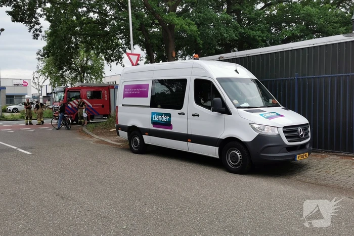 Gasleiding geraakt bij graafwerkzaamheden langs fietspad